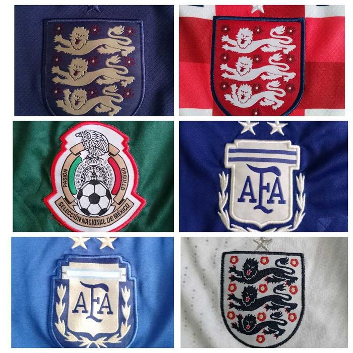 Футбольные футболки, джерси Сборная Англия, Аргентина, Мексика (Nike)