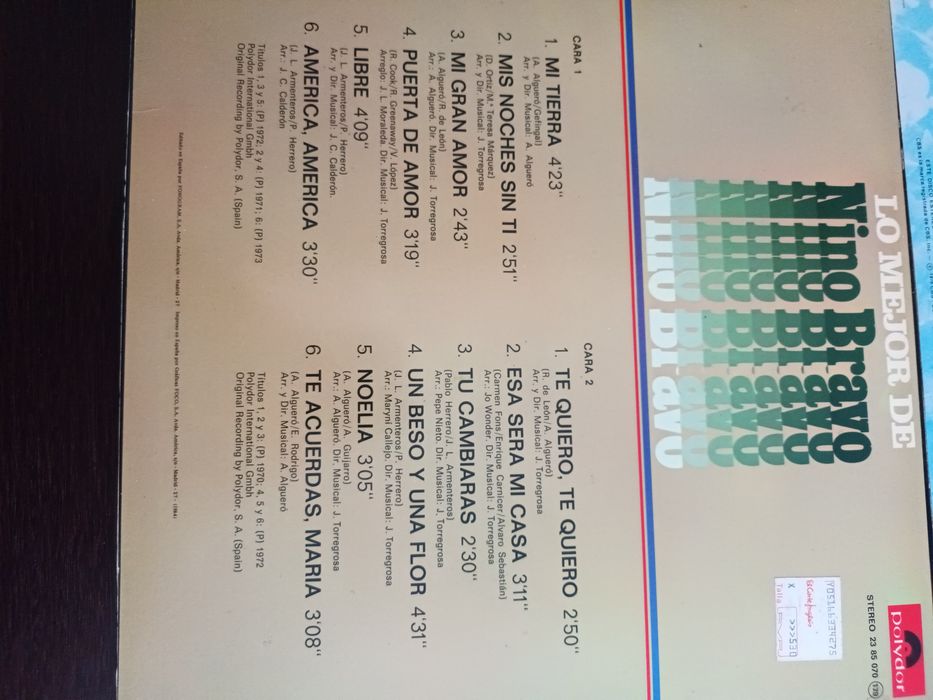 Vinis antigos 1972 a 1976