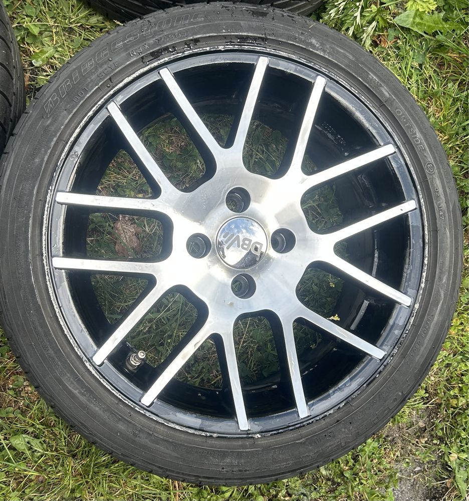 Kola DBV 4x100 Toyota Mazda Kia z oponami 195/45 R16