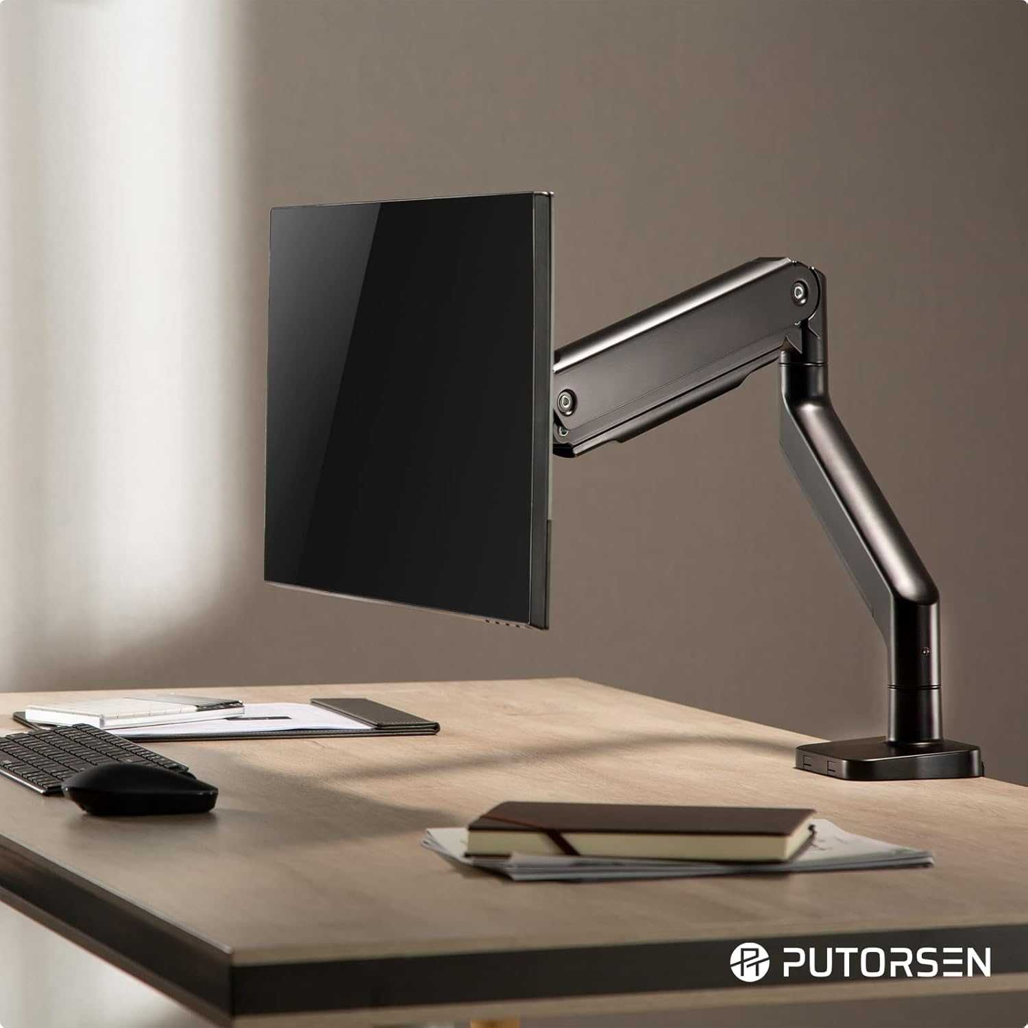 Ultrawide Uchwyt biurkowy z pojedynczym ramieniem monitora,