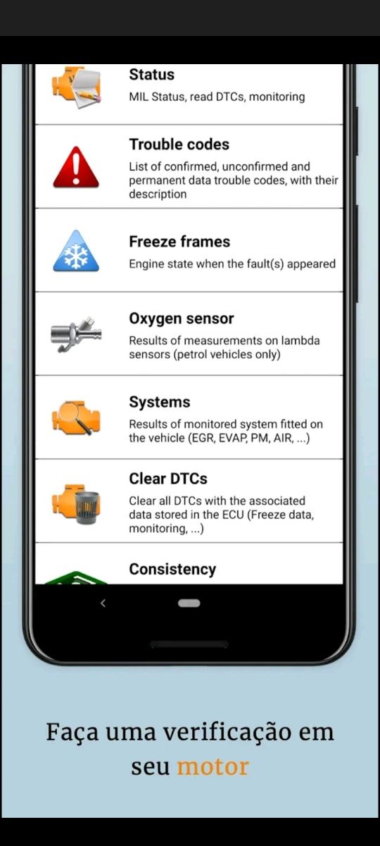 Ferramenta de Diagnóstico de Carro com Bluetooth OBD ELM