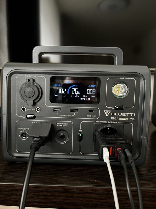 Зарядна станція Bluetti EB3A 600 W 268 Wh