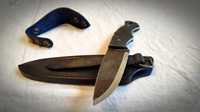 Borubar Skóroszyj - nóż od nożoroba z ręcznie wykonaną skórzaną pochwą