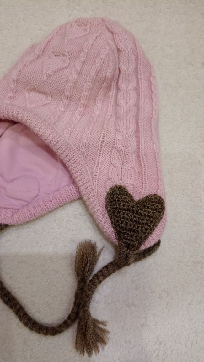 Name it 1-2 lata, śliczna czapka zimowa, wełniana, 100% Wełna Wool