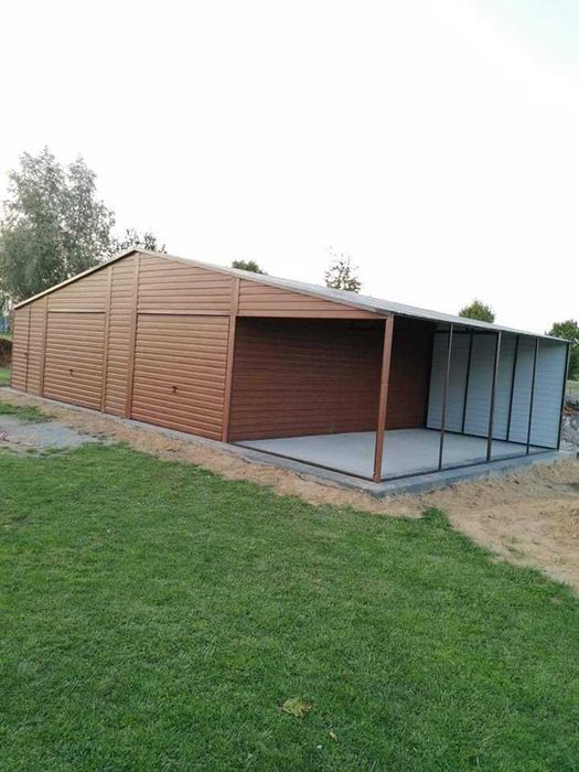 Garaże blaszane od Producenta 12x6! 3x5 4x5 4x6 6x5 6x6 9x6 Blaszak