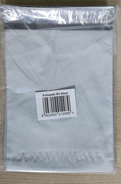 Białe Foliopaki Kurierskie A3 310x420mm 50 sztuk + b5 50szt 190x250mm