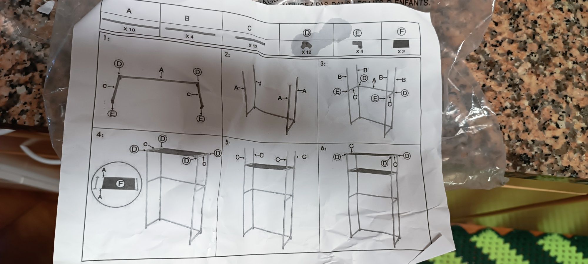 Estante prateleira para lavandaria