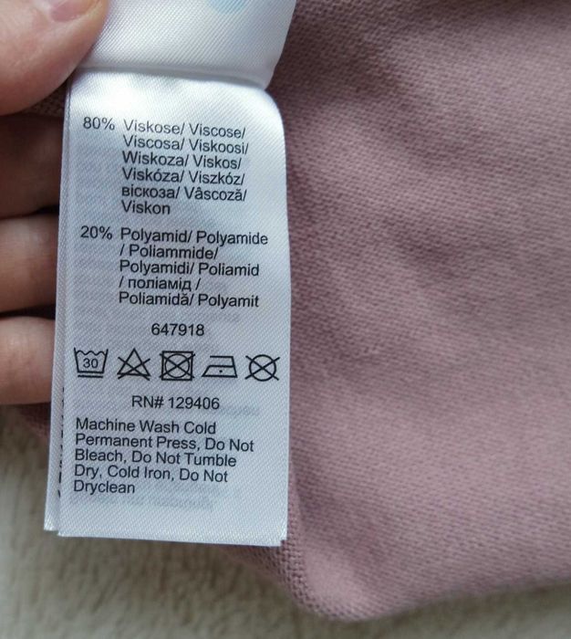 Sweter bodyflirt bonprix blady róż 36/38 S/M dopasowany