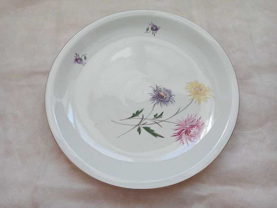 Блюдо "Цветы" (Freiberger GDR ГДР)