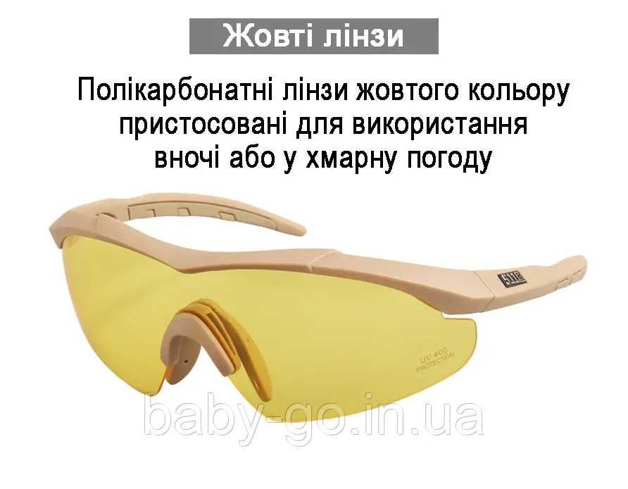 Тактические Очки 5.11 Aileron Shield солнцезащитные с поляризац black