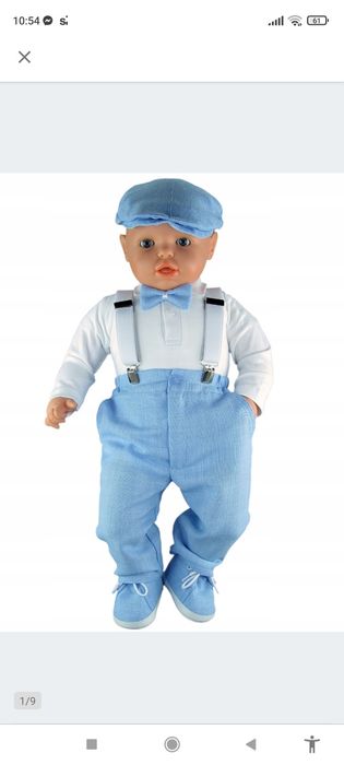 Ubranko komplet do chrztu rozm 74/80