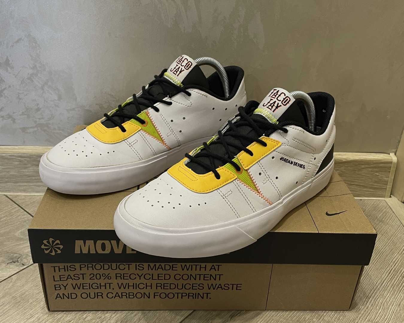 Оригінальні шкіряні кеди nike air jordan series taco jay