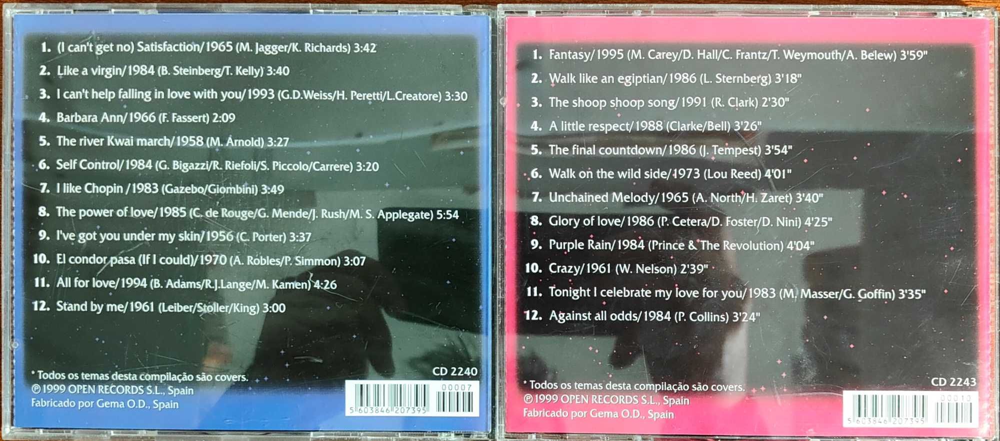 Lote CD 2 Volumes - Os Maiores Êxitos do Século XX - Vários Artistas