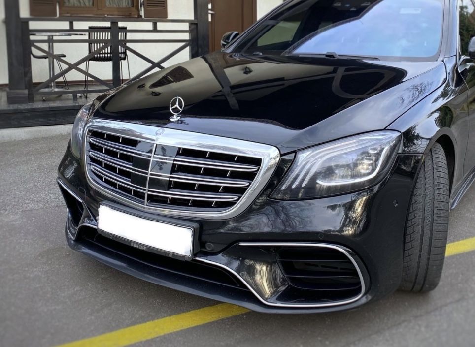 Решетка радиатора рестайлинг Mercedes S-Class W222 AMG S63 S600