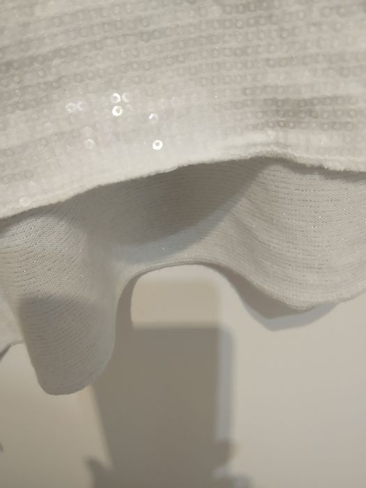 Bluzeczka biała w kwiaty