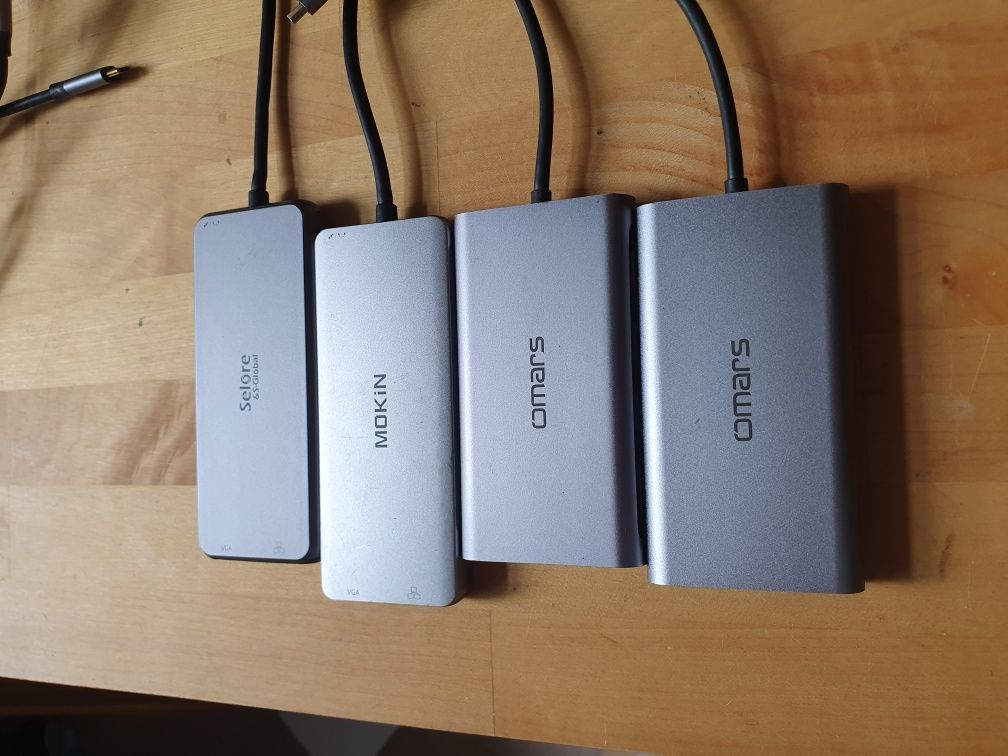HUB USB-C stacja dokująca HDMI, Ethernet, SD
