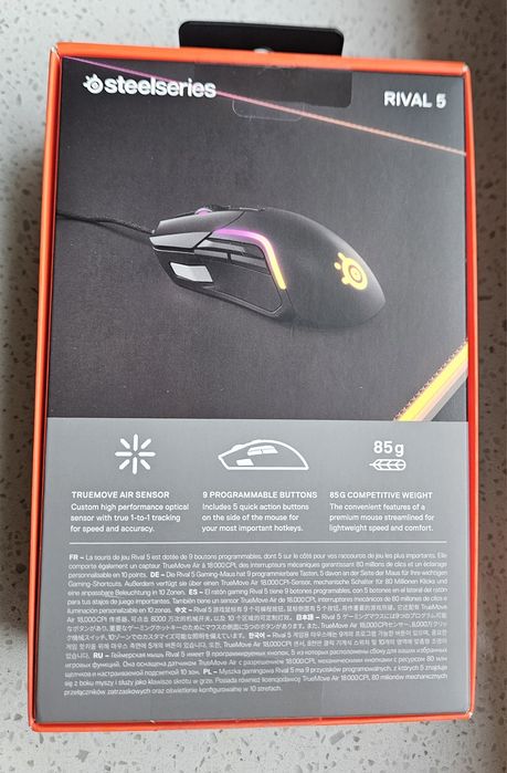Mysz gamingowa SteelSeries Rival 5