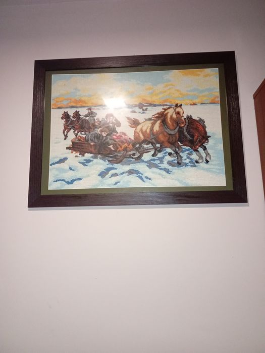 Obraz ręcznie wyszywany