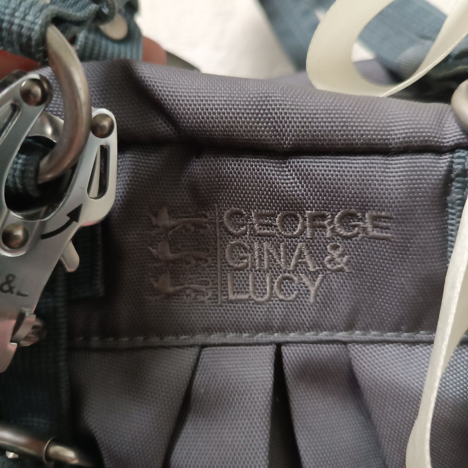 Torebka Na Ramie Listonoszka George Gina & Lucy Designer GGL Grey Bag