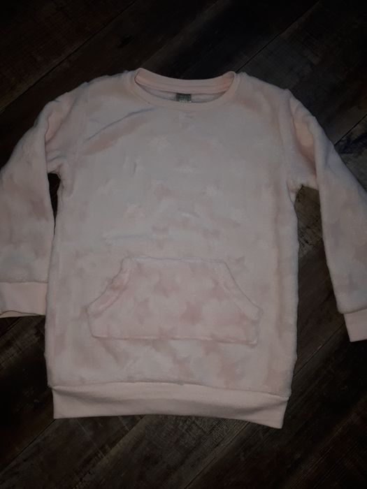 Bluza dziewczęca r 110 pudrowy róż