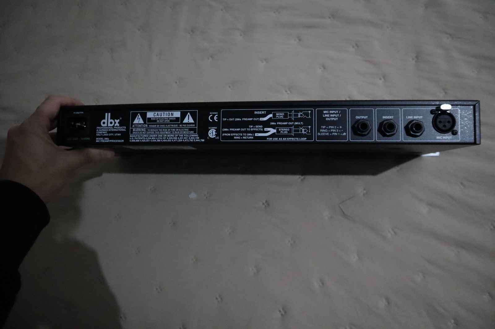 DBX 286s Studio / Live microphone preamp
