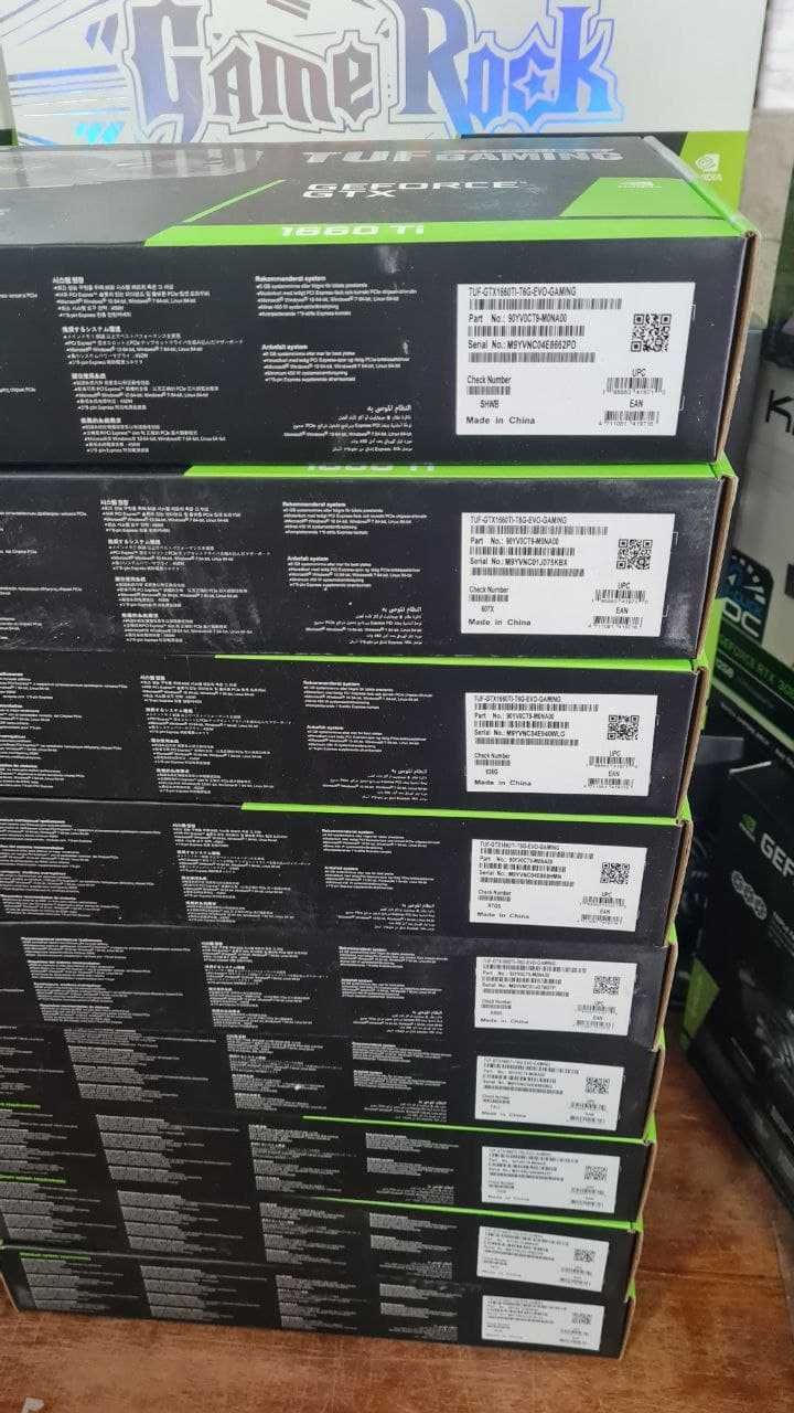 Видеокарта ASUS TUF Gaming GeForce GTX 1660Ti EVO OC 6GB GDDR