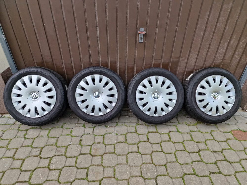 Koła Felgi z Oponami 205/55/16 VW Golf 5 6 7 Touran Caddy l Jetta a3