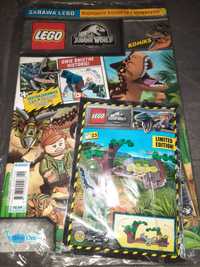 Lego Jurassic World gazetka/komiks z saszetką- kryjówka raptora