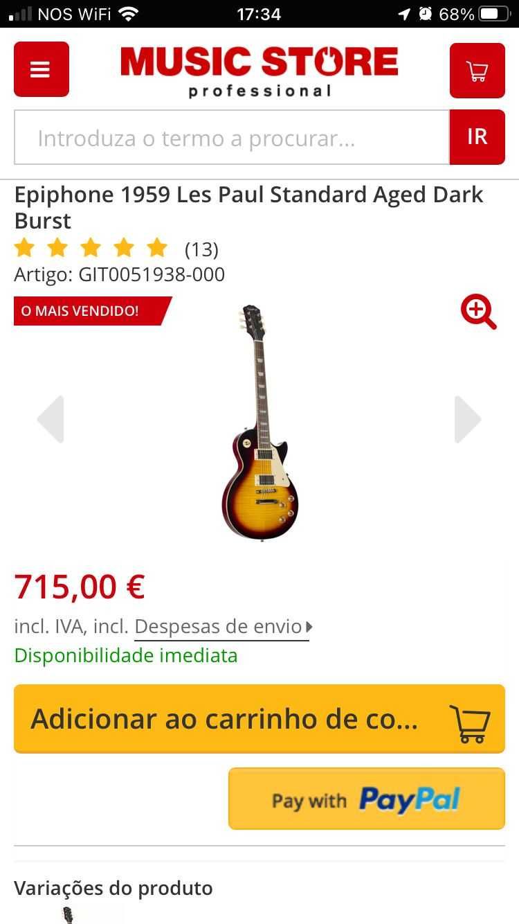 Epiphone 59's Outfit