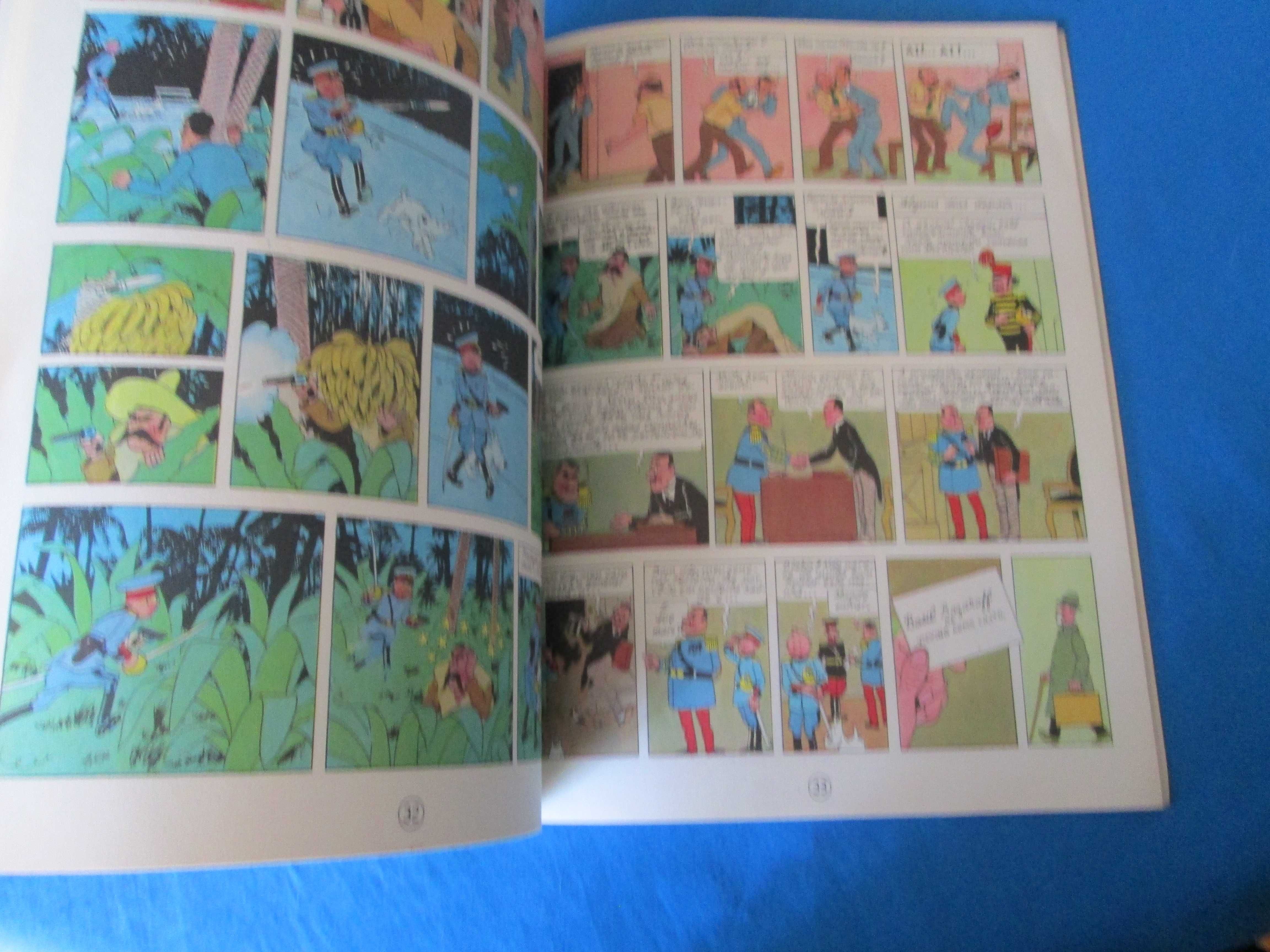 Livro Tintin - edição vintage