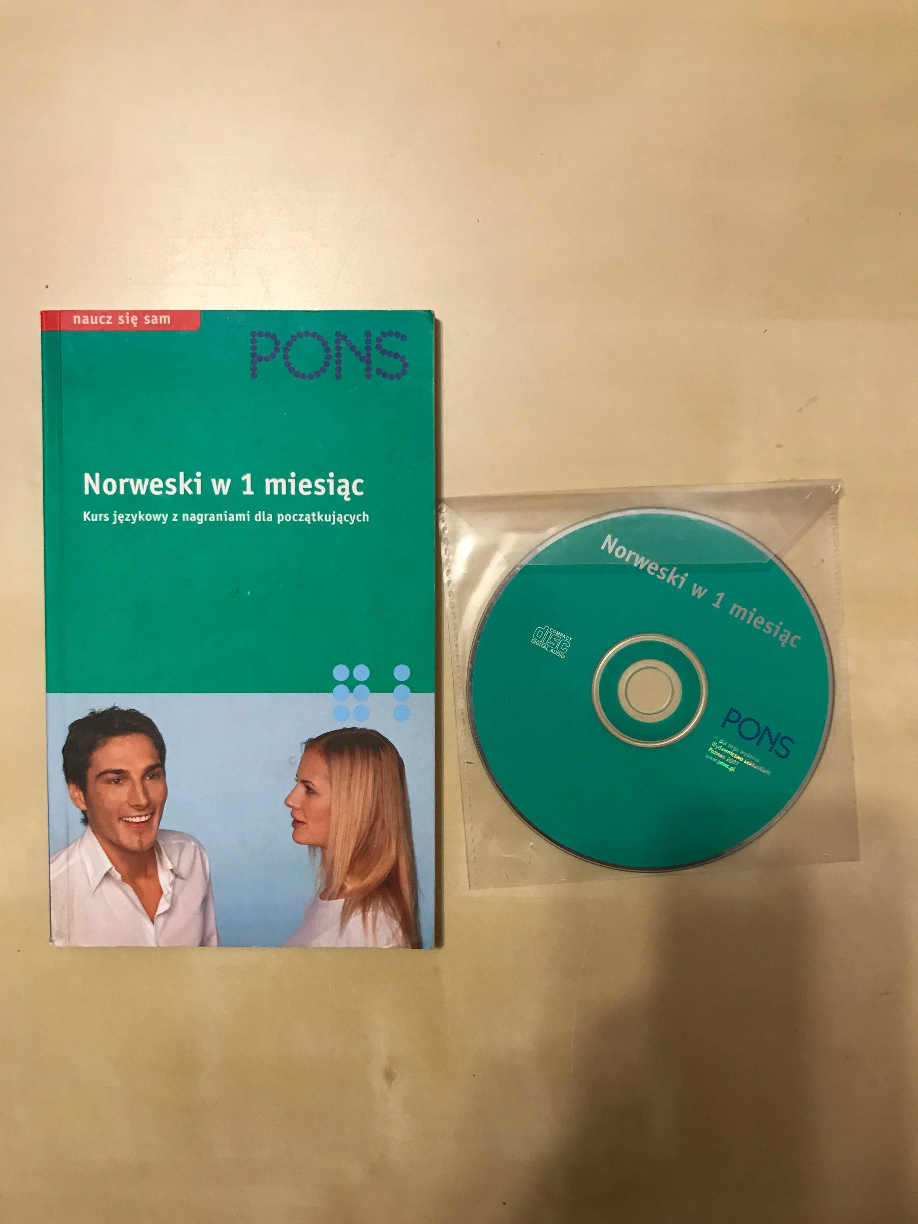 Norweski w 1 miesiąc kurs językowy z płytą CD PONS