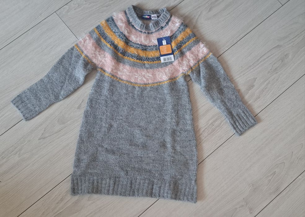 Sukienka, tunika sweterkowa 98/104