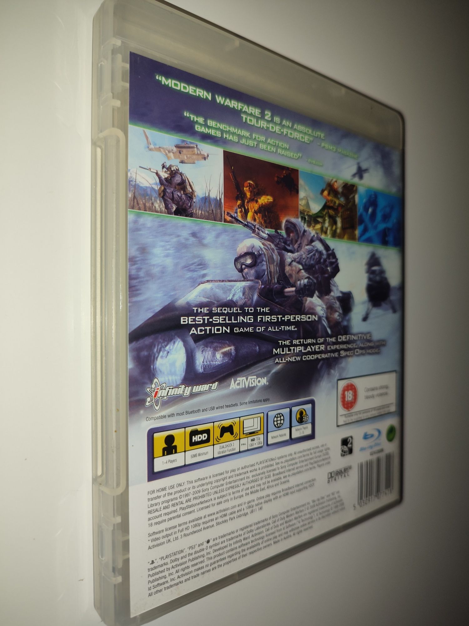 Gra Ps3 Call of Duty Modern Warfare 2 gry PlayStation 3 GTA V UFC