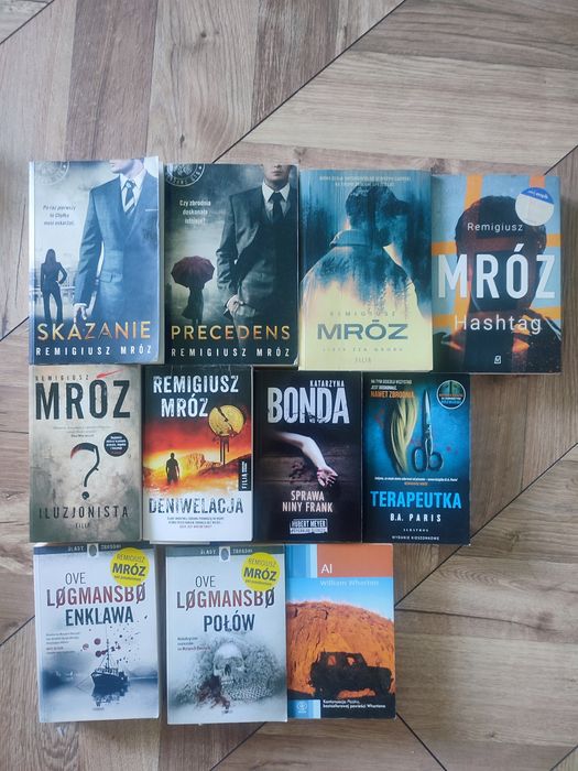 Książki różne głównie kryminały