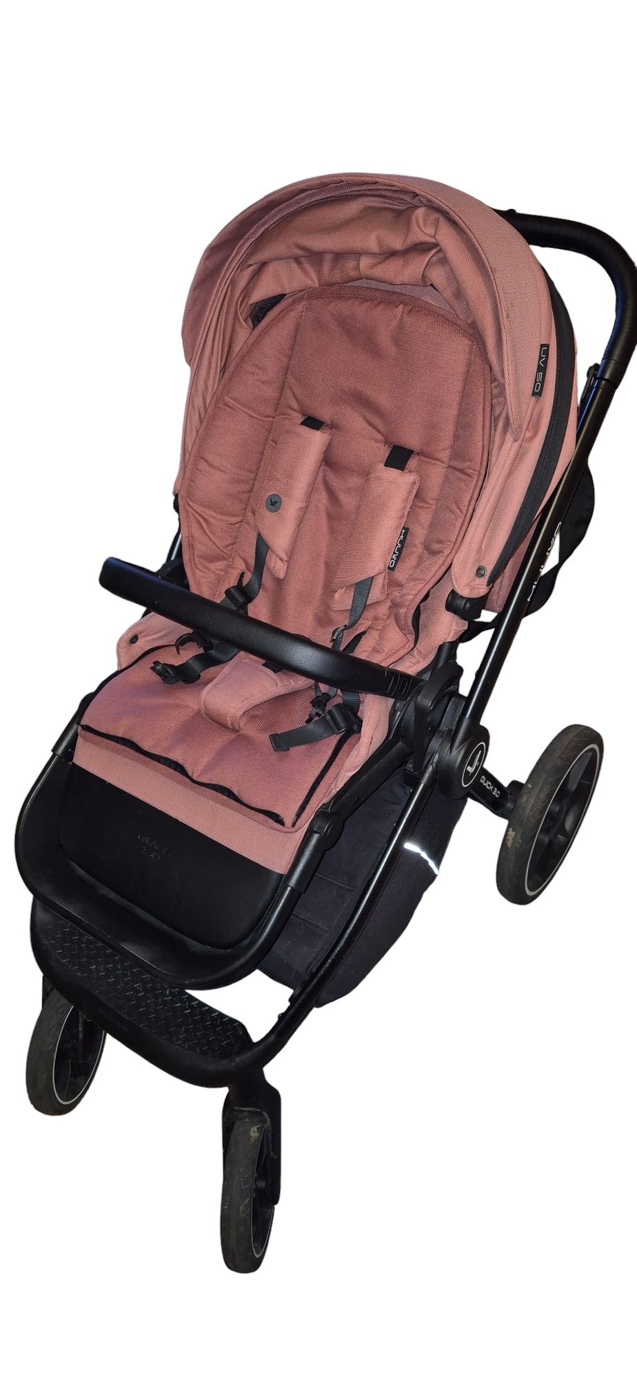 Spacerówka Muuvo Quick 3.0 pure pink. Rama matowa
