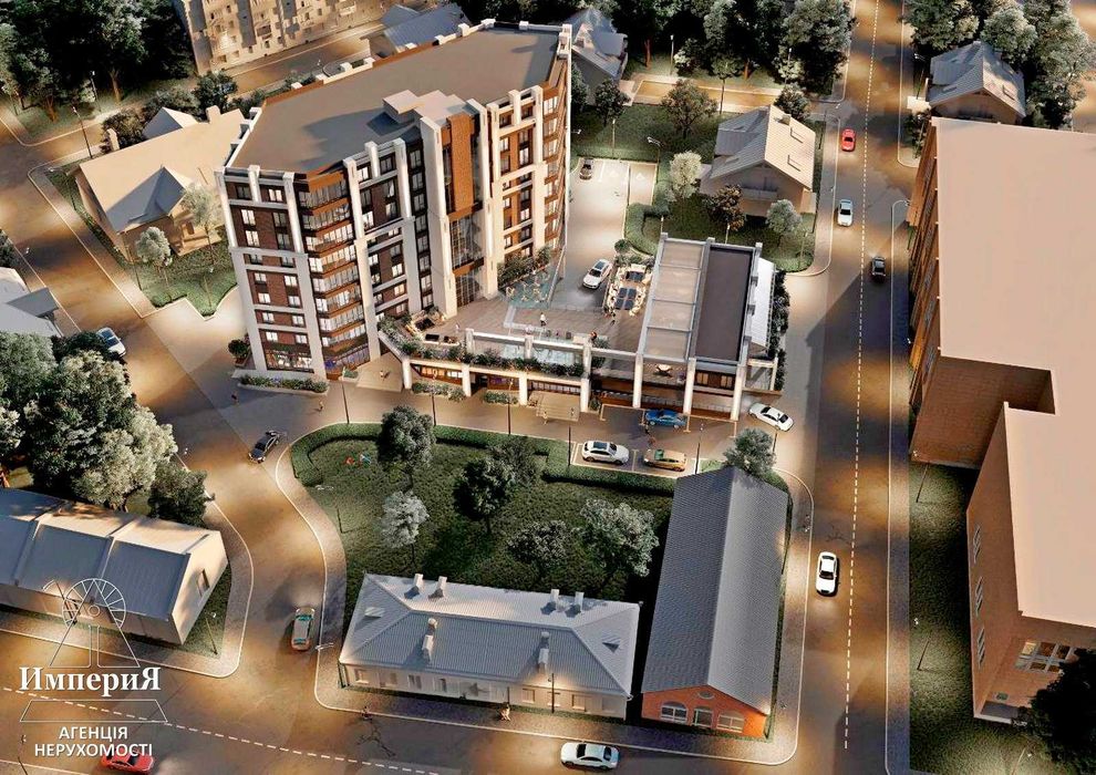 Центр.Однокімнатна з автономкою в новобудові.Без комісії для покупця.