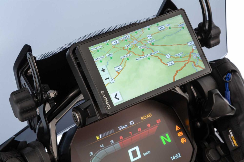 Adaptador BMW Wunderlich para Garmin Zumo XT ou XT2 e GPS's da TomTom