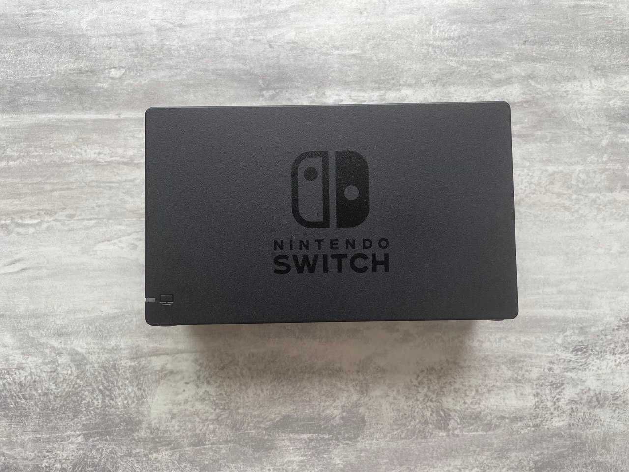 Ігрова приставка Nintendo Switch V1 (з кастомними прозорими Joy-Con)
