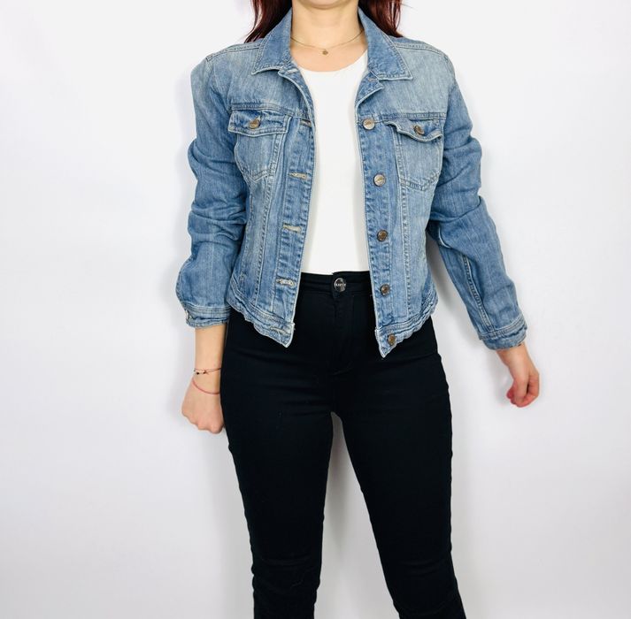 Jeansowa katana z jasnego denimu M 38 New Look