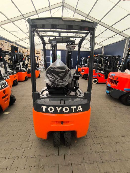 Toyota elektryczna 8FBEK16  Triplex 5000mm NOWA  3 kołowa 4 sekcje
