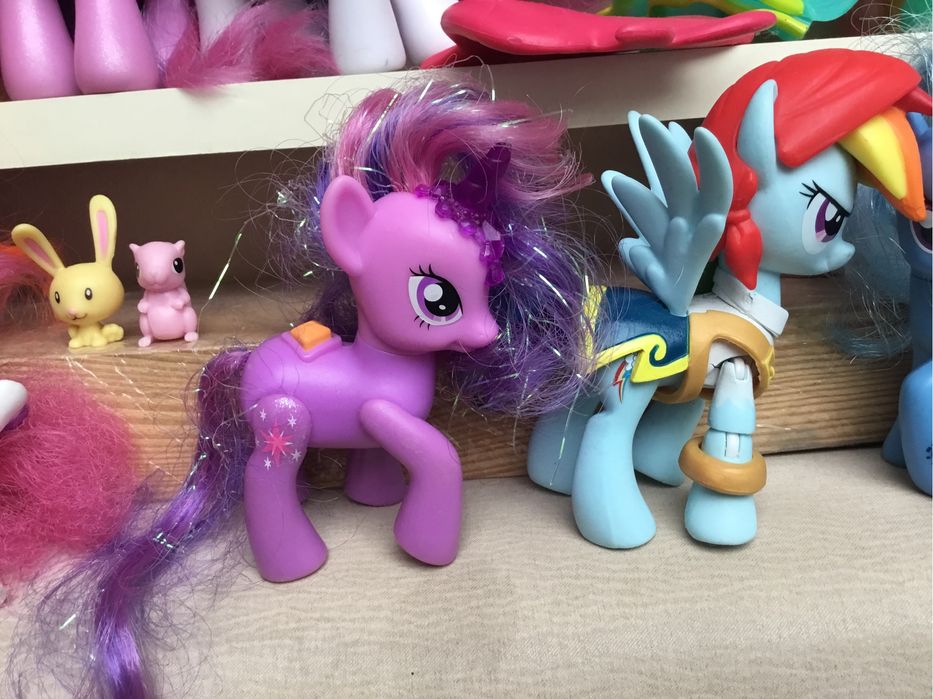 My Little Pony Твайлайт, Флаттершай лiтл понi G3 G4. Hasbro