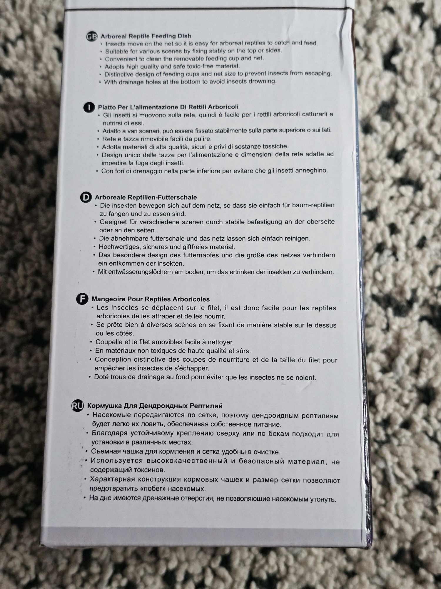 Karmnik dla gekona REPTI ZOO
