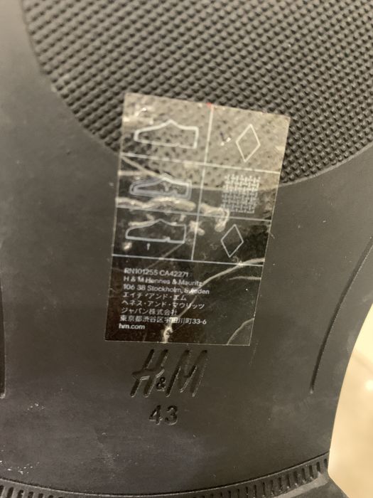 Нові класичні черевики туфлі  H&M р.43