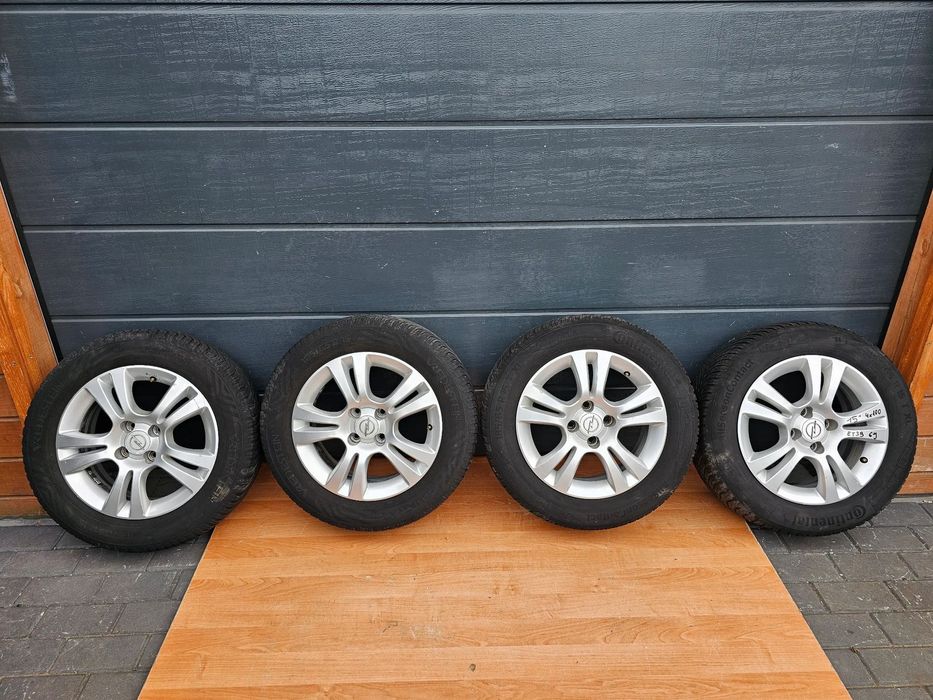 KOŁA FELGI ALUMINIOWE OPONY WIELOSEZONOWE 15 CALI OPEL ASTRA G H MERIVA A CORSA C D 4X100 185/65/15