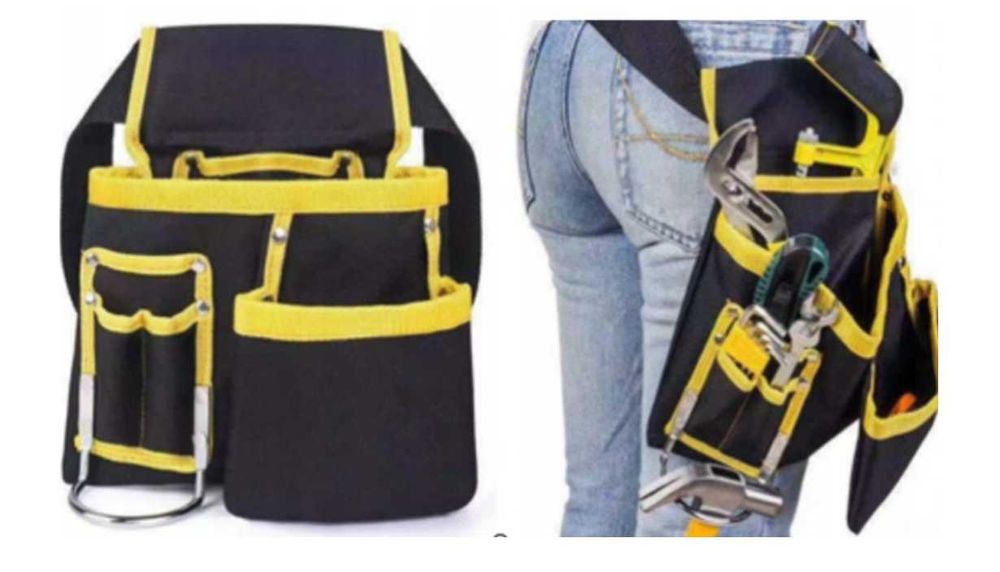 Pas narzędziowy monterski dekarski solidny mocny