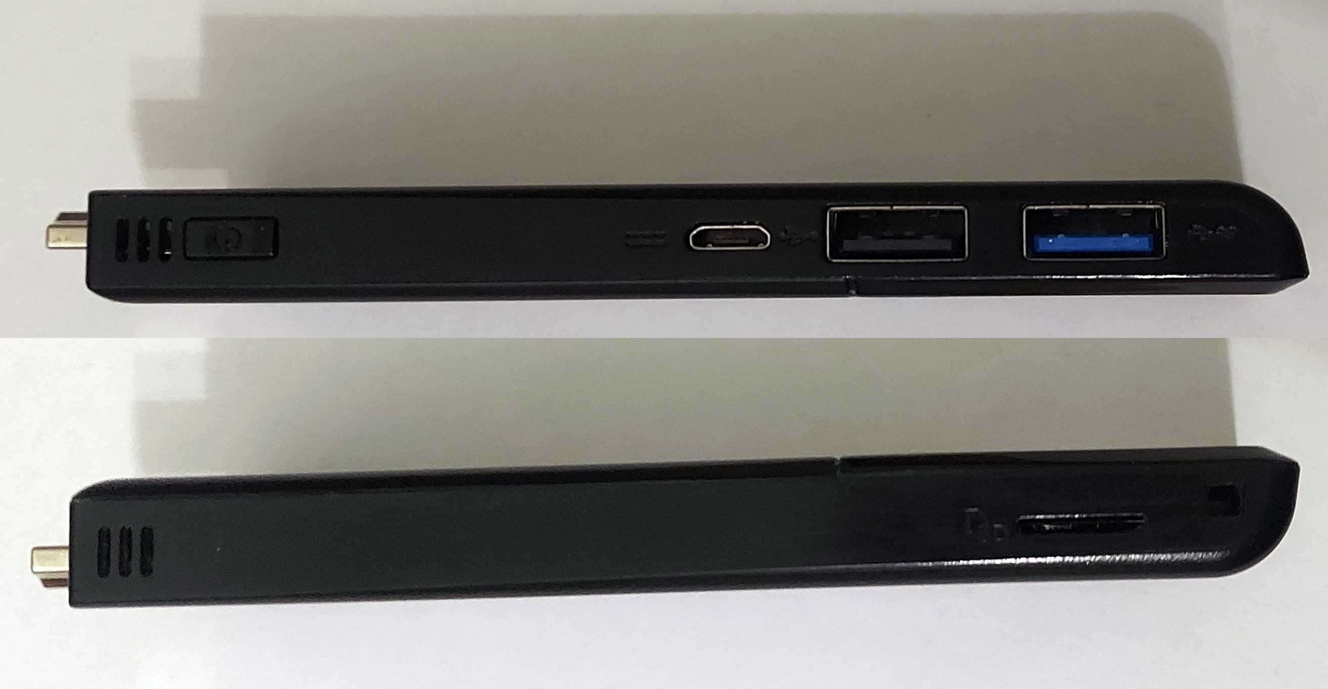 Intel Compute Stick STK1AW32SC + Logitech K400r + StarTech.com