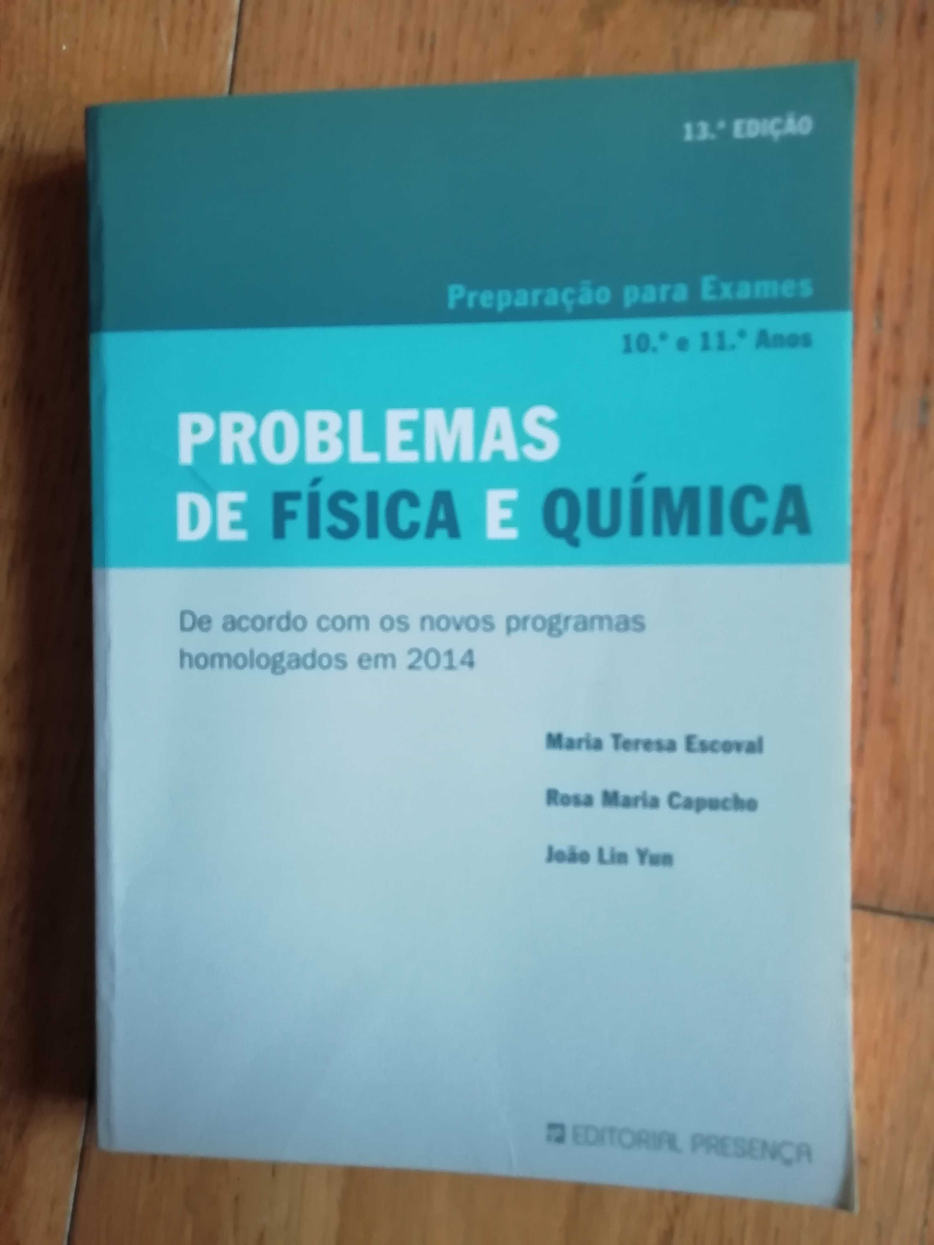 livro de fisica e quimica preparação para exame 11 ano