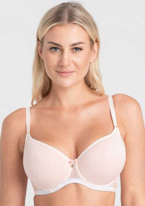 Biustonosz usztywniany Samanta Tinka A460 80E pastelowe kolory, spacer