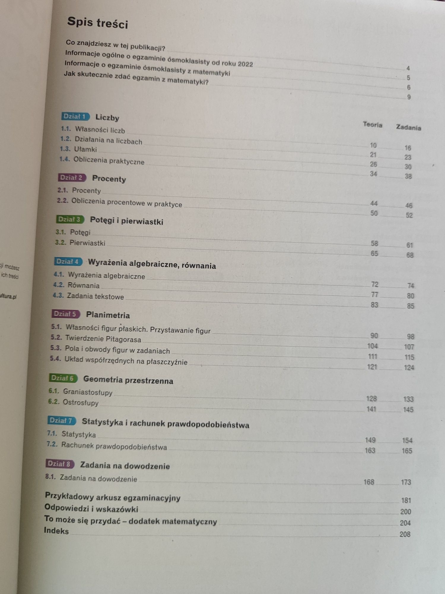 teraz egzamin ósmoklasisty repetytorium matematyka nowa era
