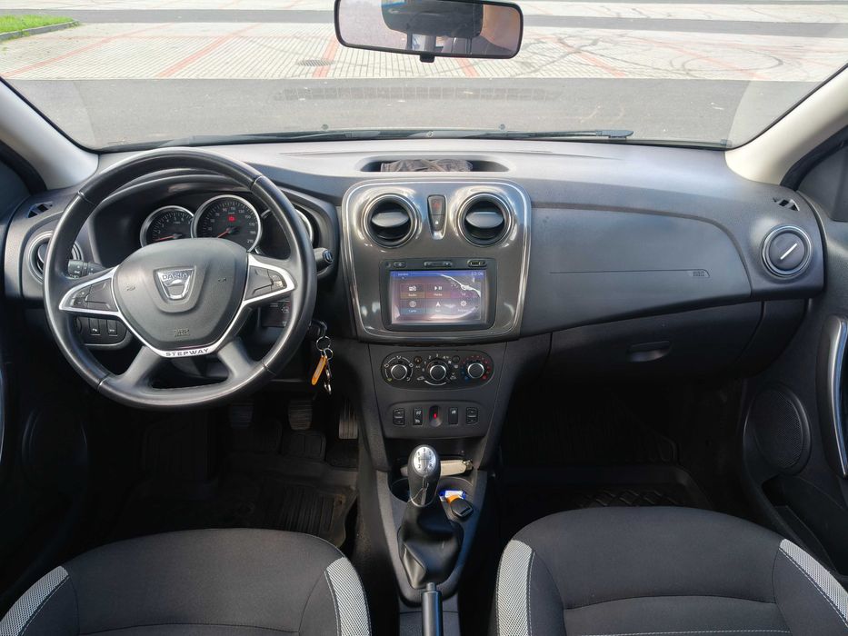 Dacia Sandero II stepway, 2018r. 1.5DCI, klima, nawigacja, alu, hak